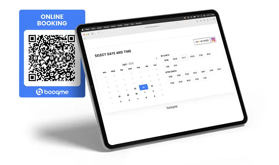 Reservations by QR code